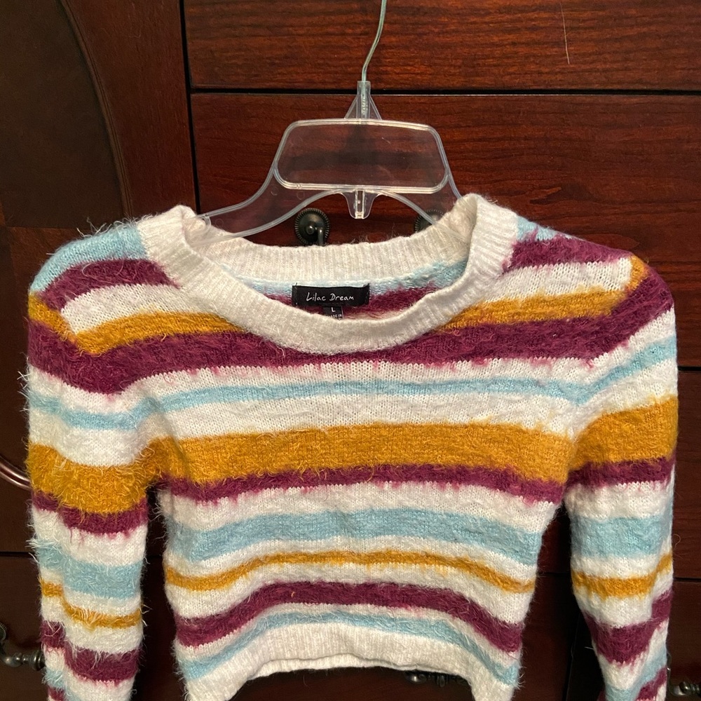 Lilac Dream cropped sweater- lightly used
